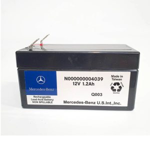 genuine mercedes benz auxiliary battery – 12v 1.2ah agm